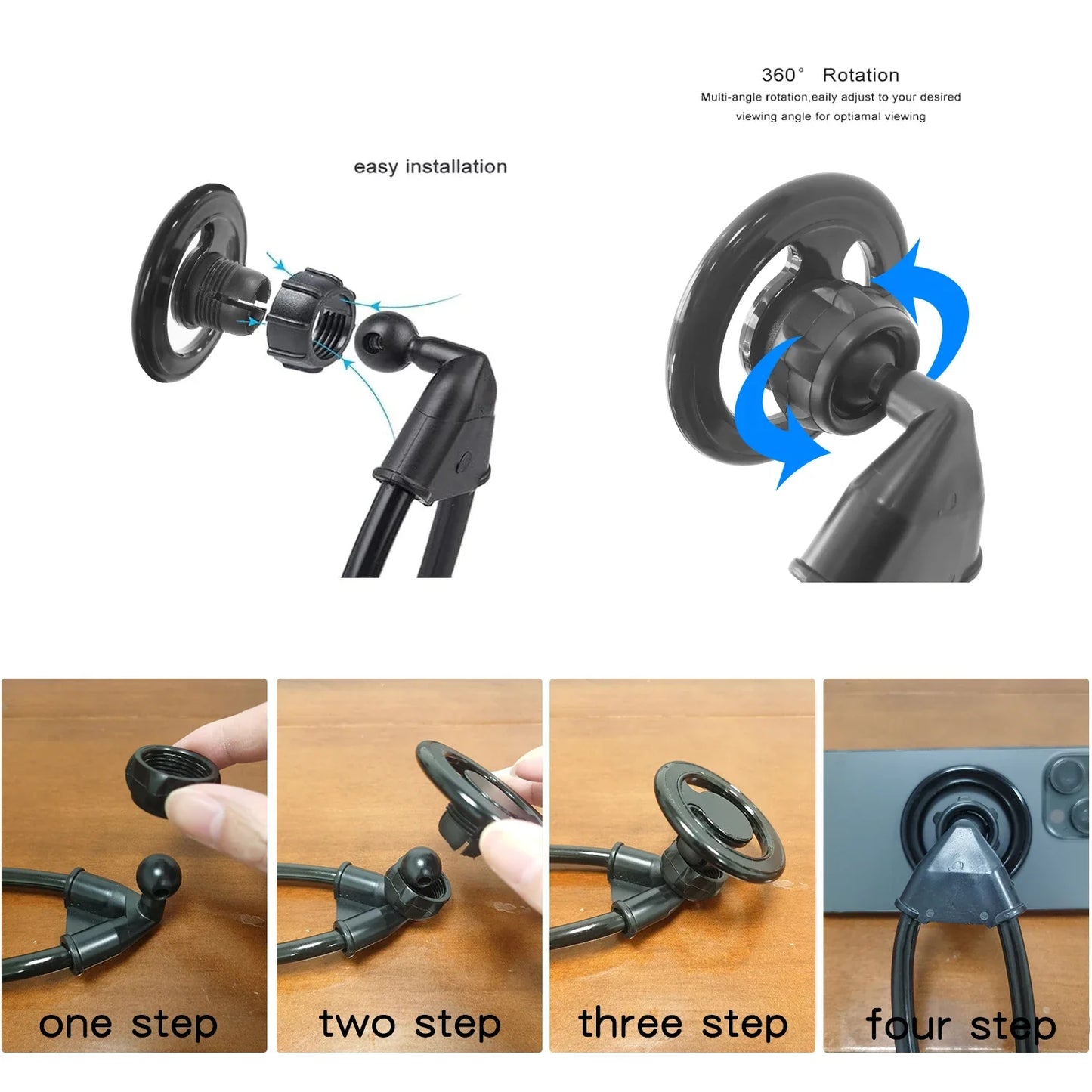 Magnetic Neck Phone Holder